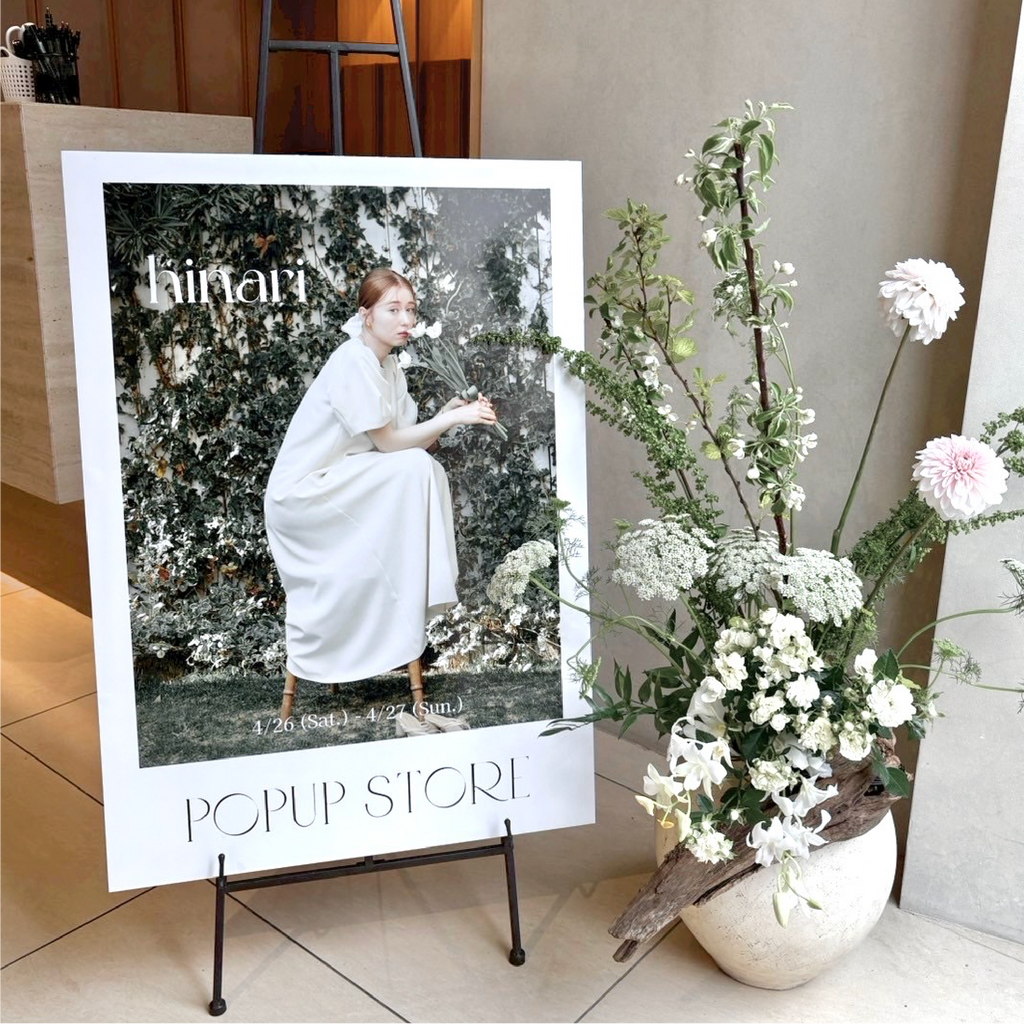 株式会社アンティローザ　｢hinari｣ TOKYO POPUP STORE アパレル
